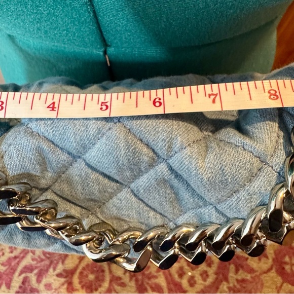 NWT - STELLA MCCARTNEY
Soft Quilted Denim Beckett Shoulder Bag In Blue - Picture 9 of 16